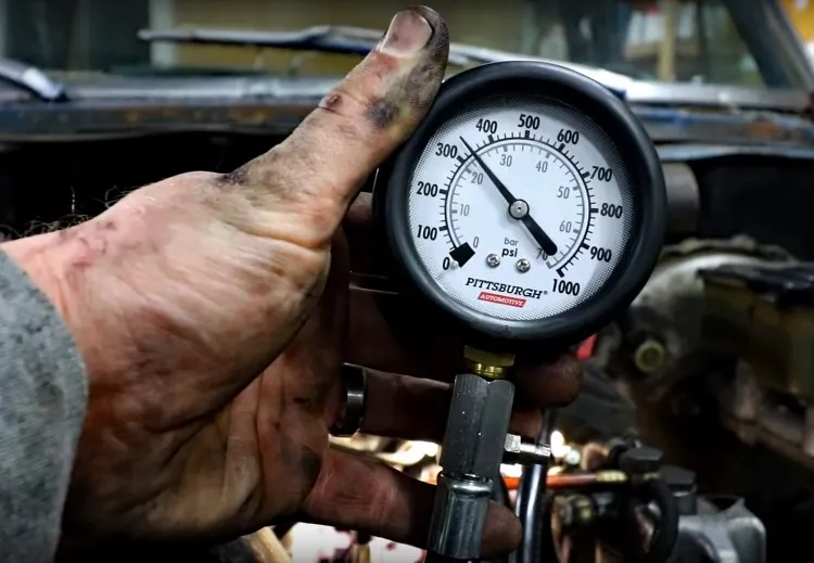 pengukuran tekanan kompresi mesin diesel