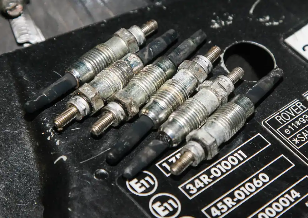 glow plug mobil diesel rusak terbakar