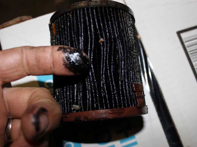filter solar mobil diesel tersumbat kotoran